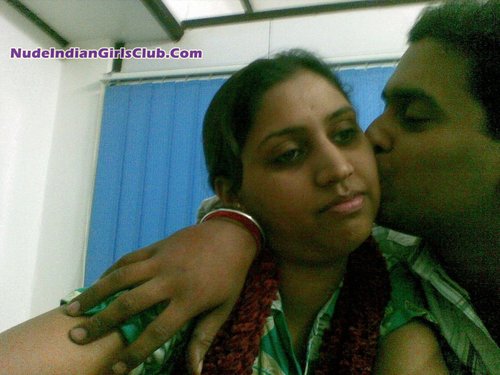 Cute sexy indian girl kissing with her boyfriend at home and enjoying with 
